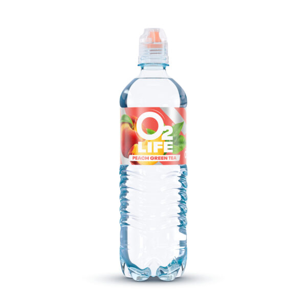 O2LIFE Peach Greentea - Afbeelding 2