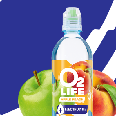 O2LIFE Electrolytes Apple Peach